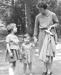 Erika mit Gabriele und Irena